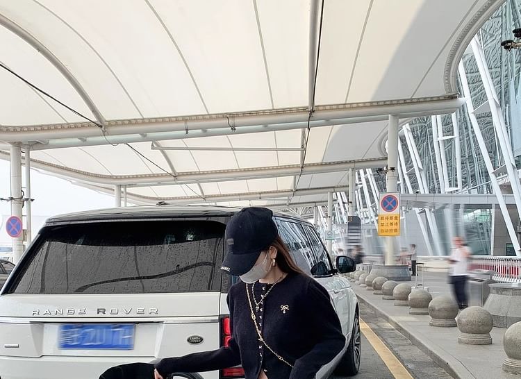 Elastic Waist Floral Midi A-Line Skirt