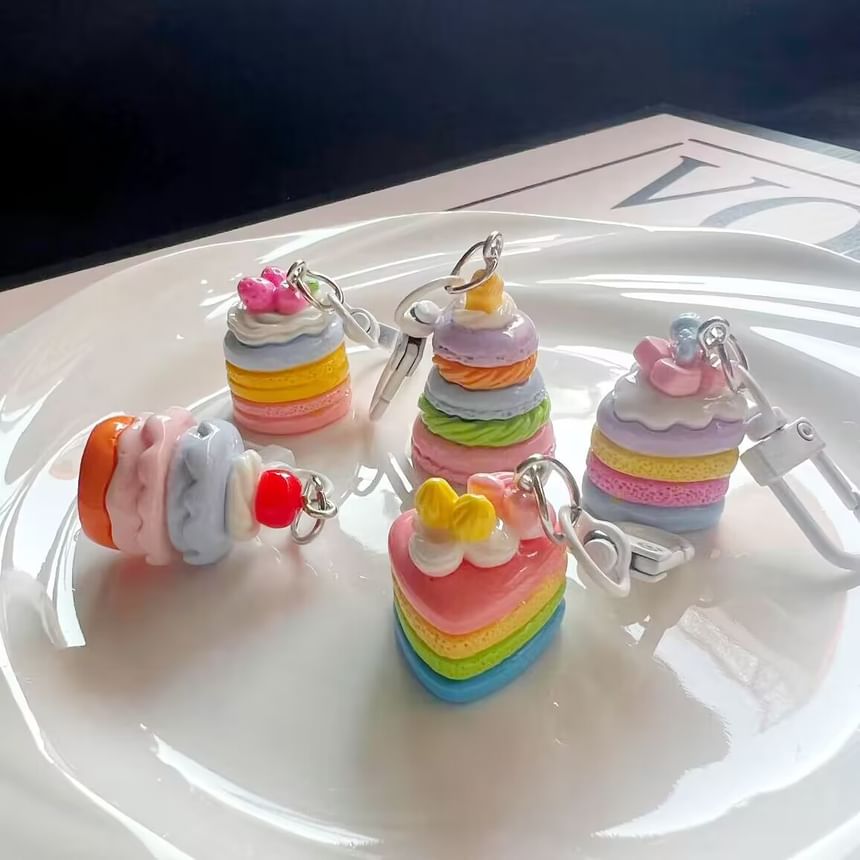 Cake Bag Charm Keyring (Various Designs)