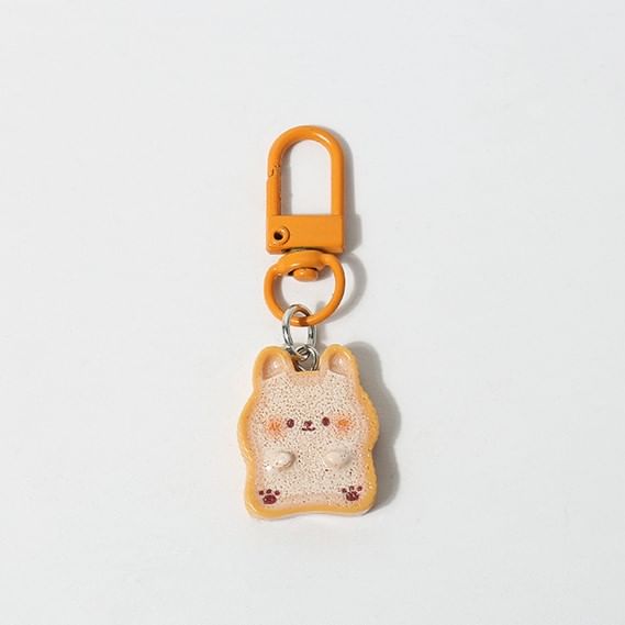 Toast Animal Bag Charm Keyring (Various Designs)