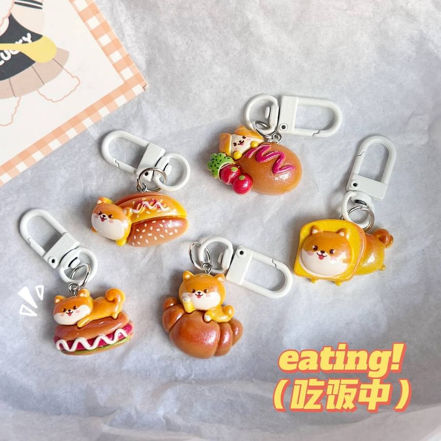 Dog Bakery Bag Charm Keyring (Various Designs)