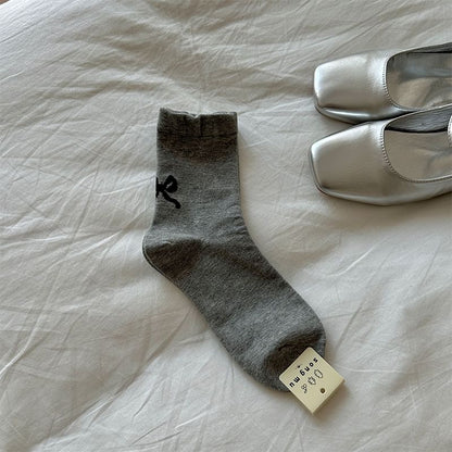 Chaussettes à imprimé nœud