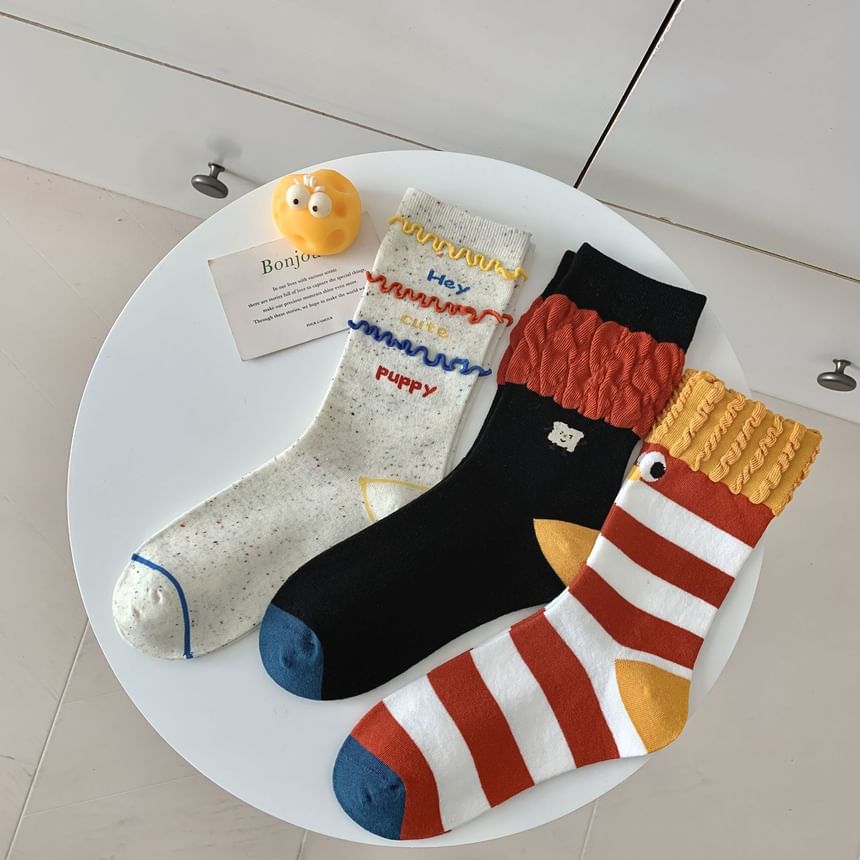 Cartoon Print Socks