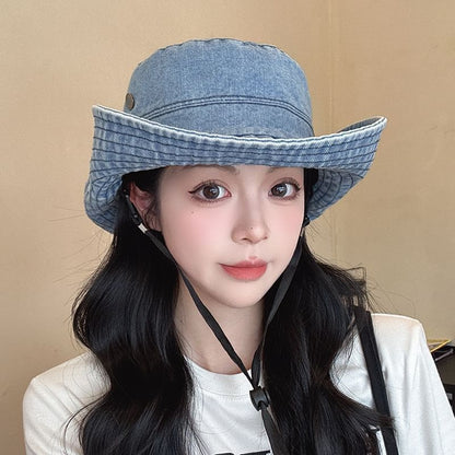 Hat Boonie Denim Washed