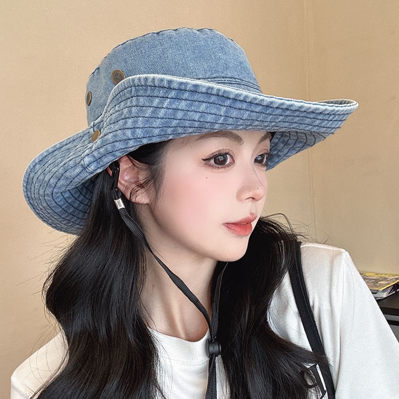 Hat Boonie Denim Washed