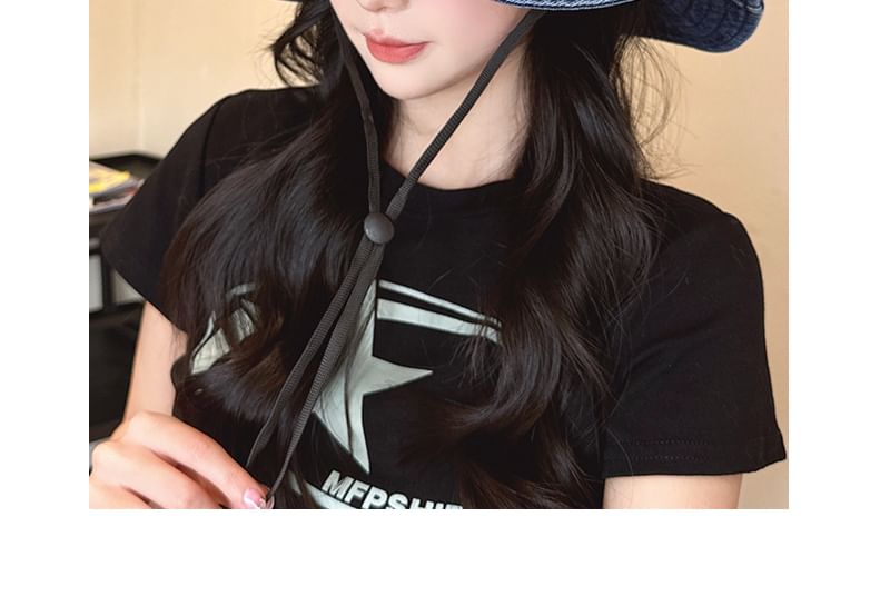 Hat Boonie Denim Washed