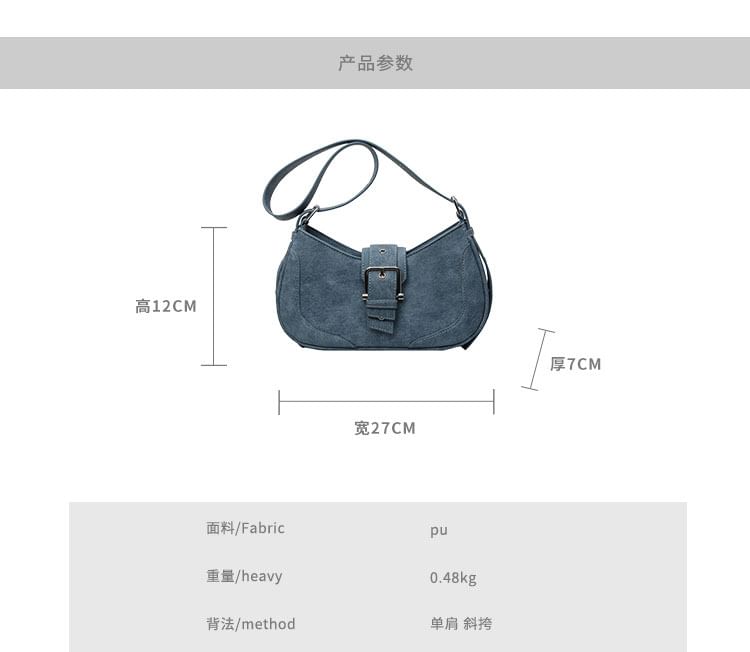 Buckled Shoulder Bag