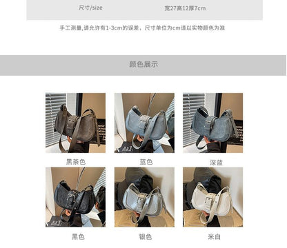 Buckled Shoulder Bag