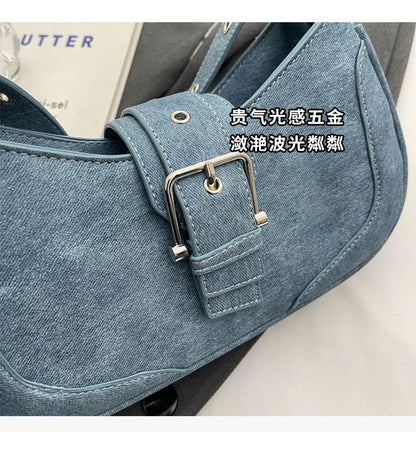 Buckled Shoulder Bag