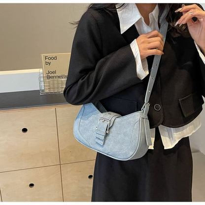 Buckled Shoulder Bag