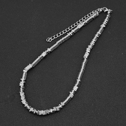 Stainless Steel Beaded Necklace