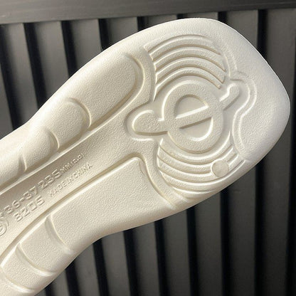 Plain Platform Home Slippers