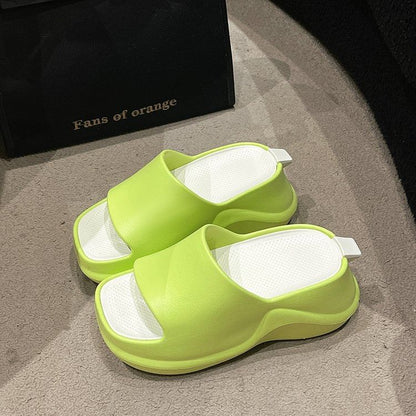 Plain Platform Home Slippers