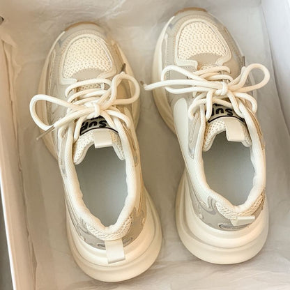 Lace-Up Platform Sneakers