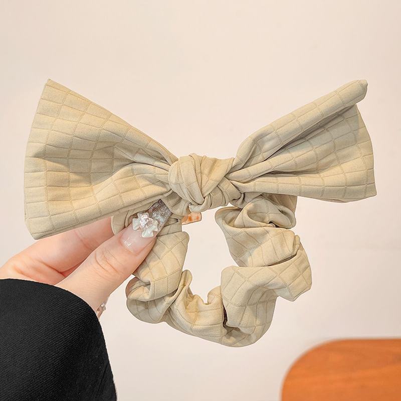 Bow Fabric Scrunchie / Plain Fabric Scrunchie