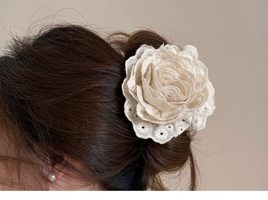 Floral Lace Hair Clamp