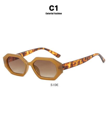 Geometric Frame Sunglasses