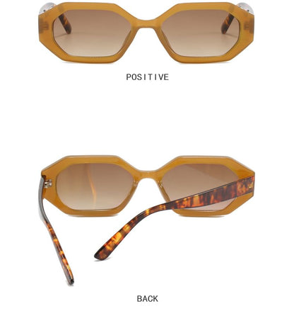 Geometric Frame Sunglasses