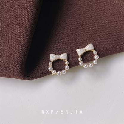 Faux Earring Pearl Cuff
