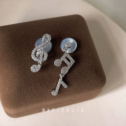 Earring Rhinestone Music Cuff