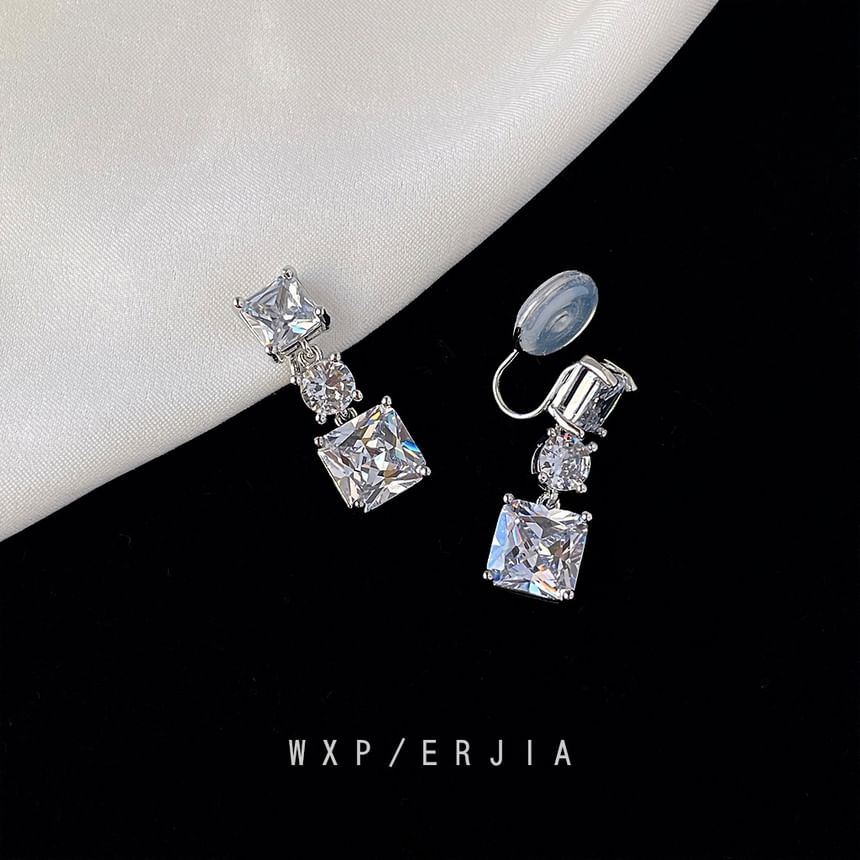 CZ Drop Earring