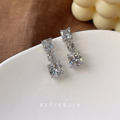 CZ Drop Earring