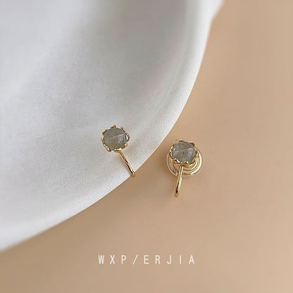 Gemstone Cuff Earring