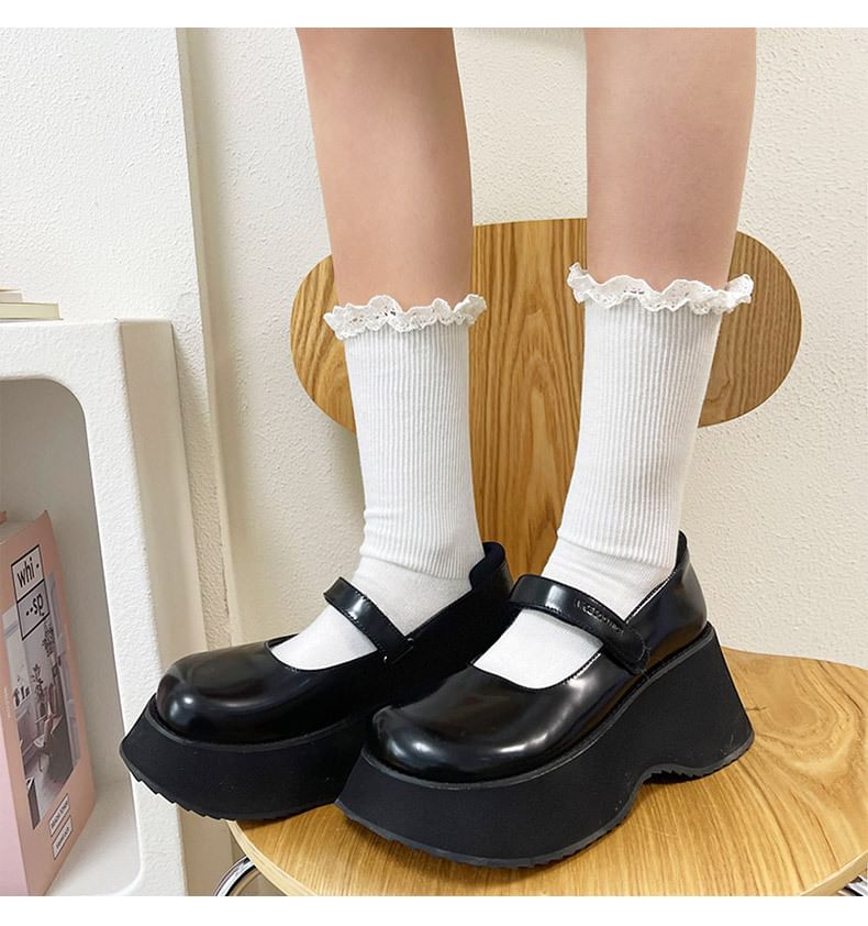 Lace Trim Socks