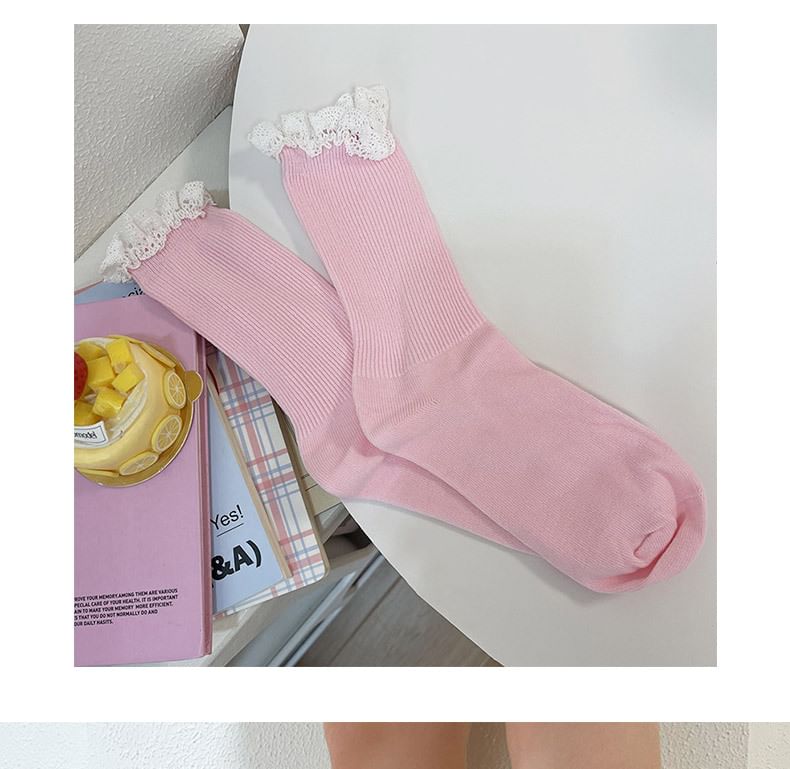 Lace Trim Socks