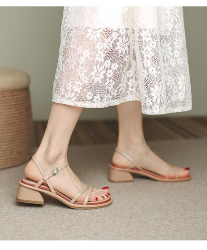 Block Heel Strappy Sandals