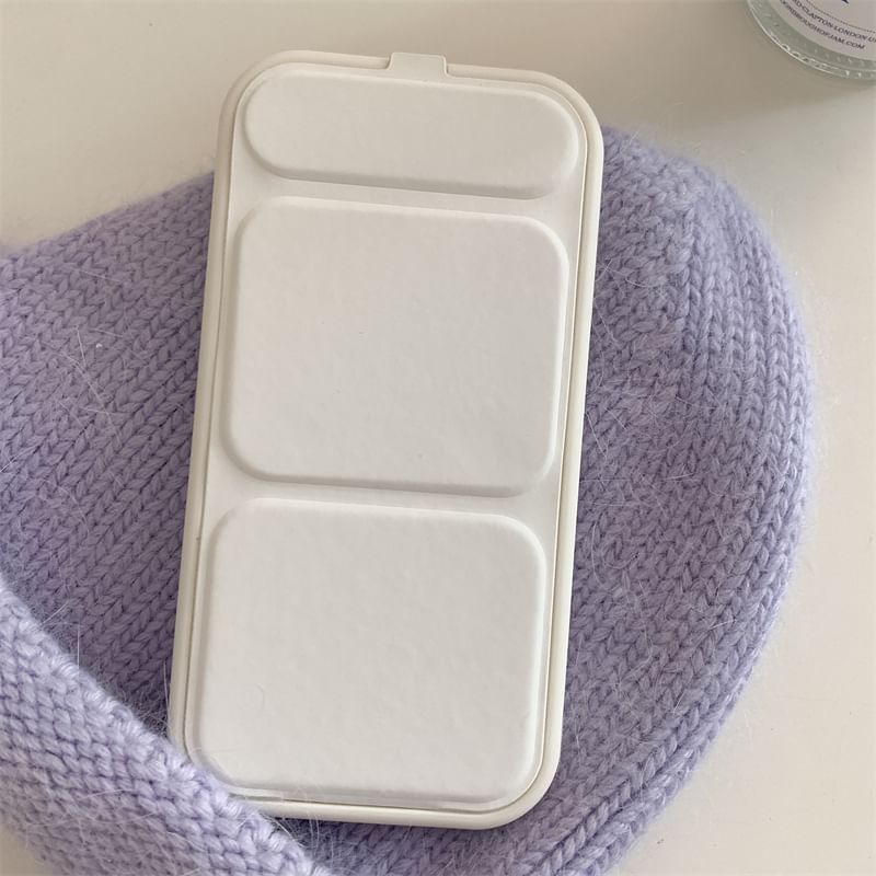 Plain Foldable Stand Phone Case - 15 Pro Max / 15 Pro / 15 / 14 Pro Max / 14 Pro / 14 / 13 Pro Max / 13 Pro / 13 / 12 Pro Max / 12 Pro / 12 / 11