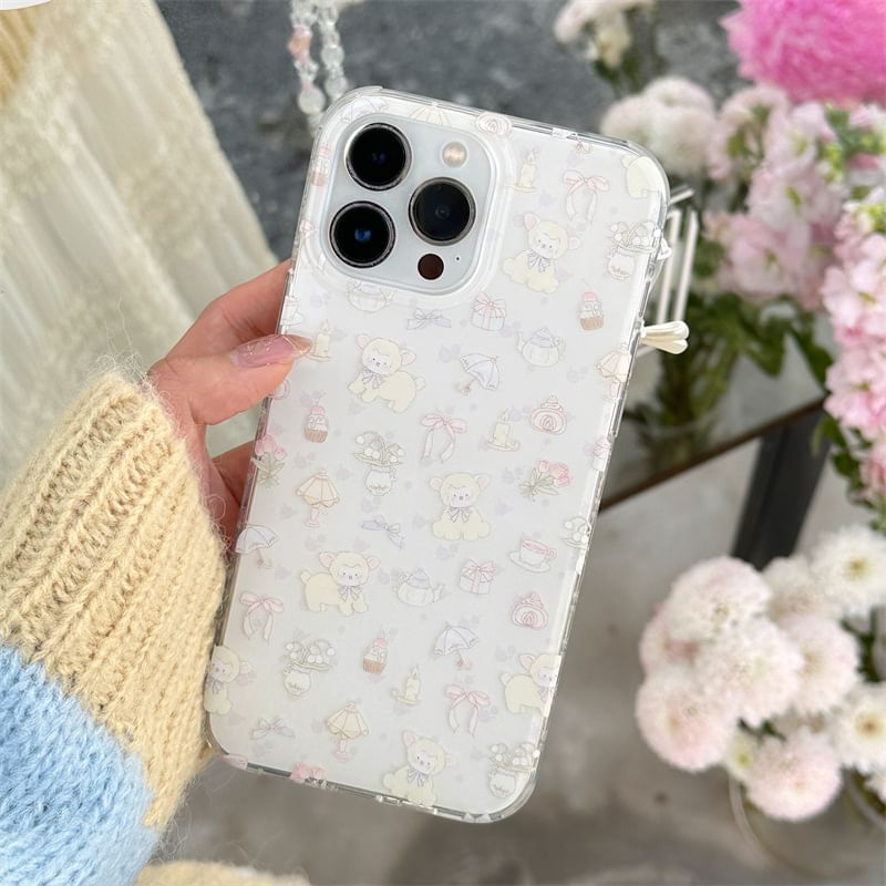 Sheep Phone Case - 15 Pro Max / 15 Pro / 15 / 14 Pro Max / 14 Pro / 14 / 13 Pro Max / 13 Pro / 13 / 12 Pro Max / 12 Pro / 12