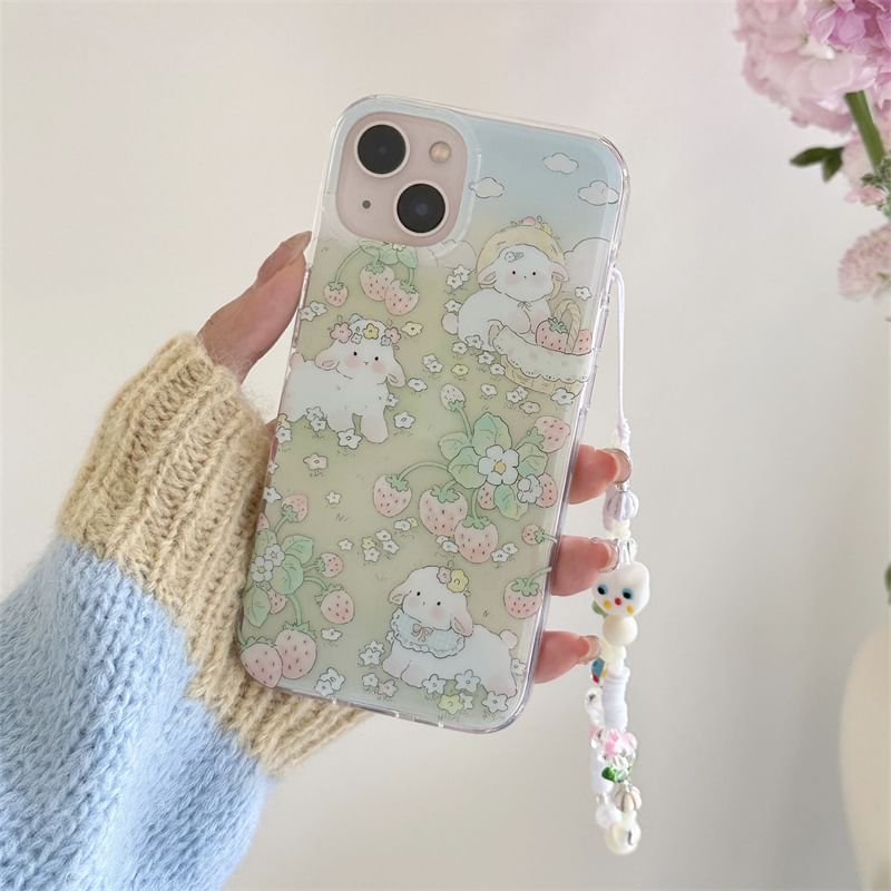 Sheep Phone Case - 15 Pro Max / 15 Pro / 15 / 14 Pro Max / 14 Pro / 14 / 13 Pro Max / 13 Pro / 13 / 12 Pro Max / 12 Pro / 12