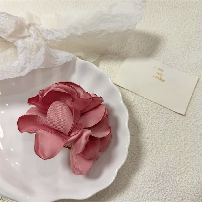 Fabric Ring Open Floral