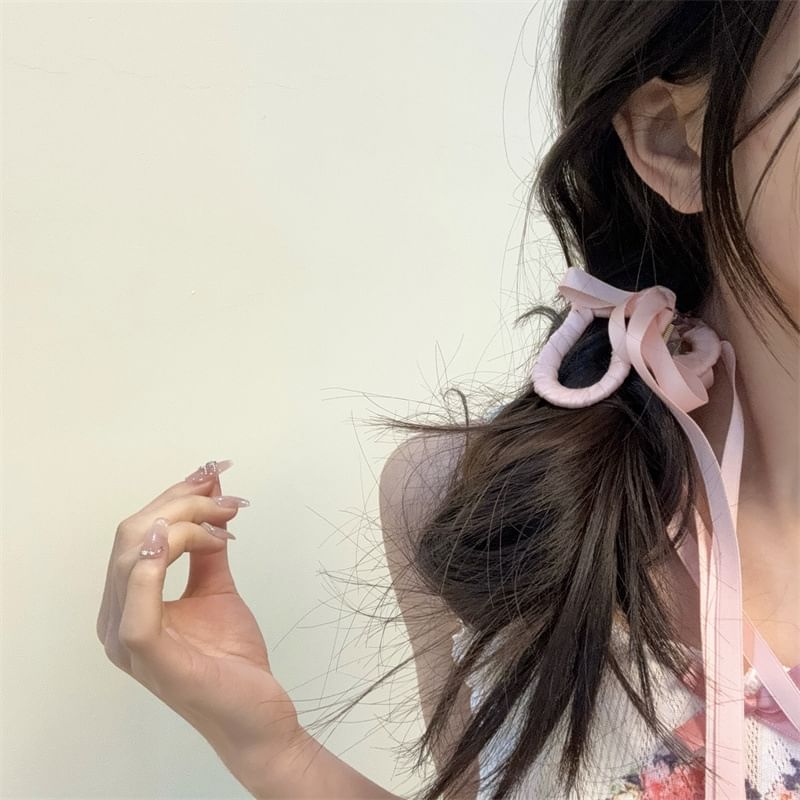 Clamp Ribbon Heart Hair