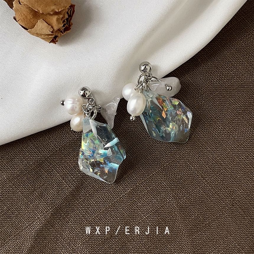 Pearl Alloy Faux Ear Freshwater Cuff Crystal