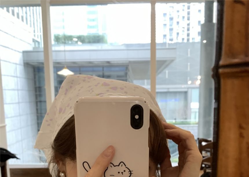 Designs) Embroidered Triangle (Various Head Scarf Lace