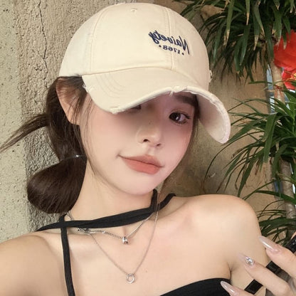 Cap Embroidered Baseball Lettering