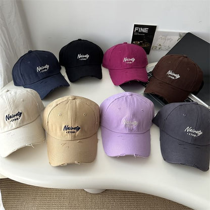 Cap Embroidered Baseball Lettering