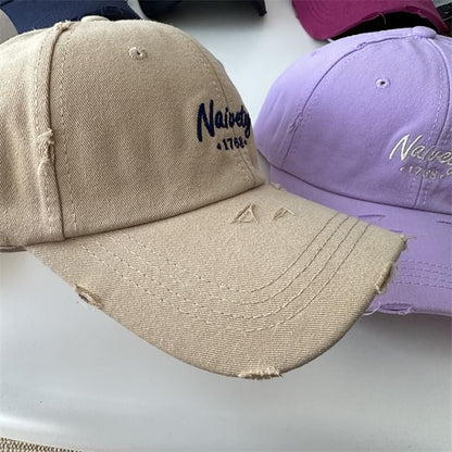 Cap Embroidered Baseball Lettering