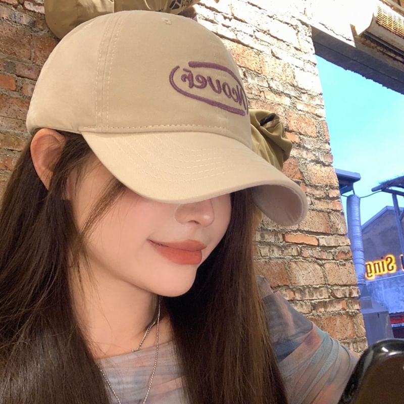 Cap Lettering Embroidered Baseball