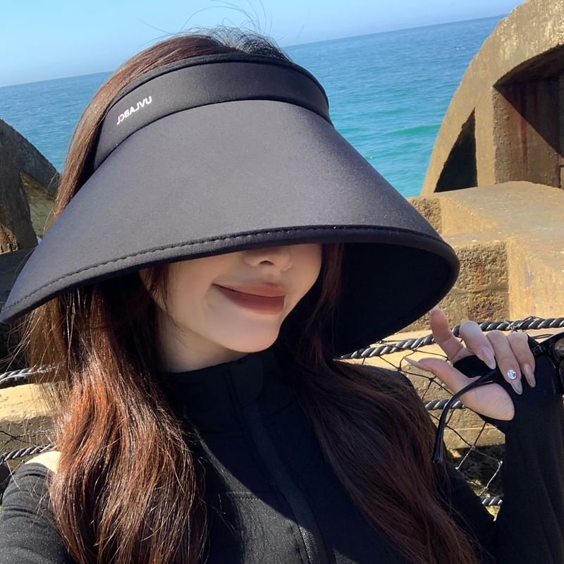 Brim Wide Lettering Sun Hat