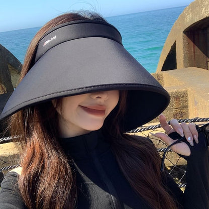 Brim Wide Lettering Sun Hat