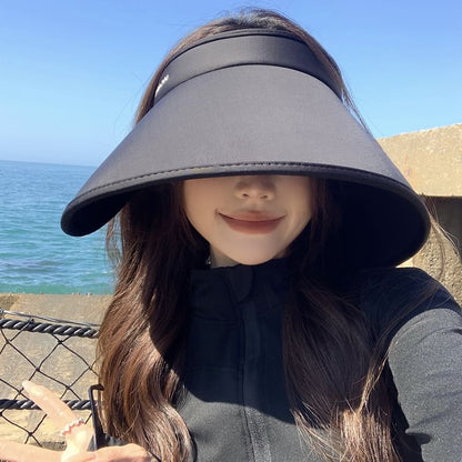 Brim Wide Lettering Sun Hat