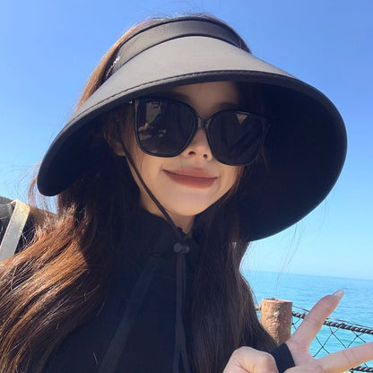 Brim Wide Lettering Sun Hat