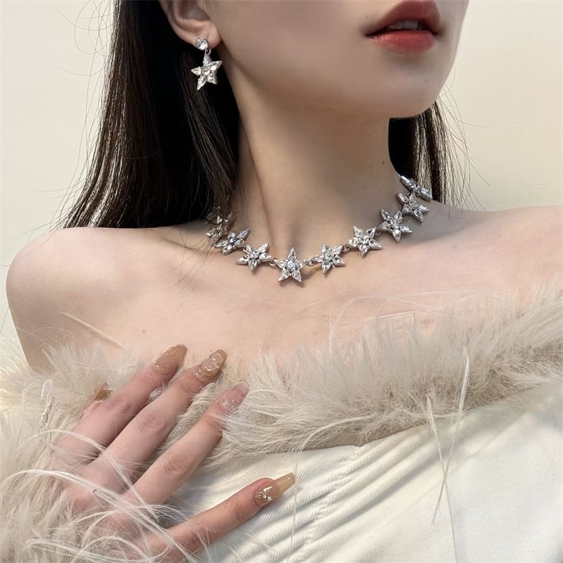 Star Drop Earring / Necklace