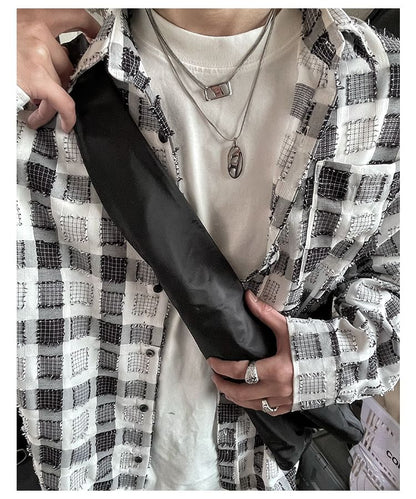 Cutout Pendant Necklace