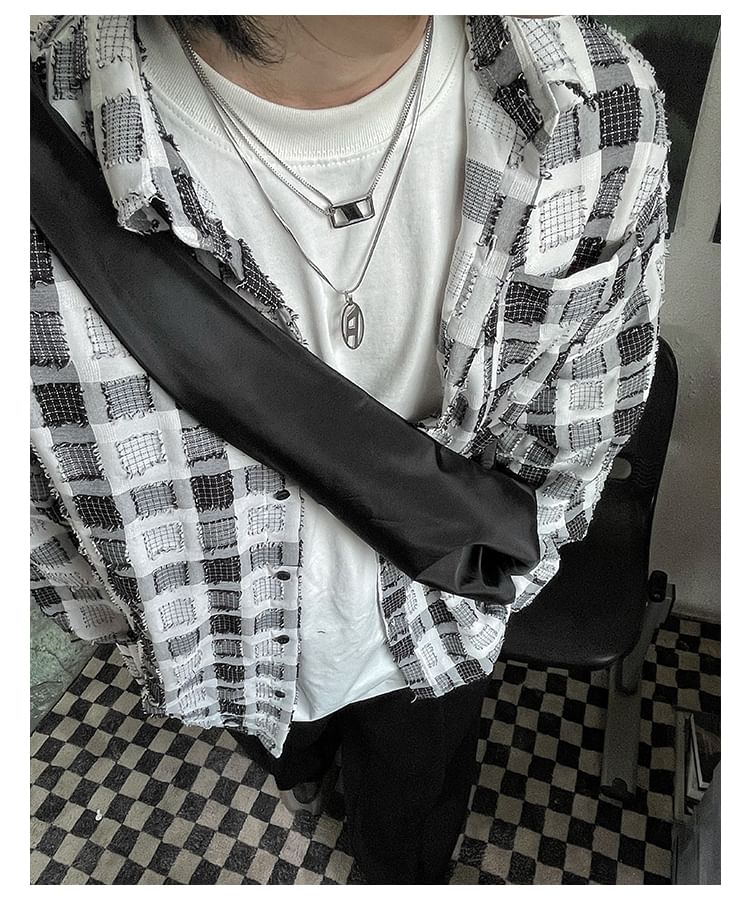 Cutout Pendant Necklace