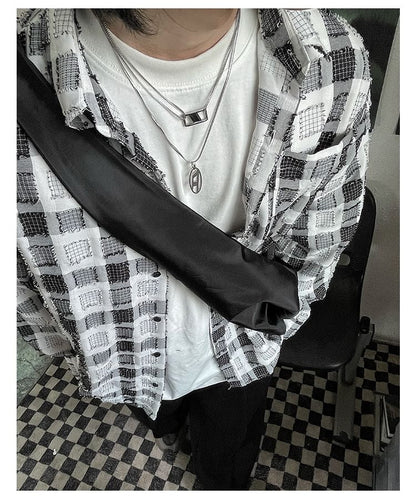 Cutout Pendant Necklace