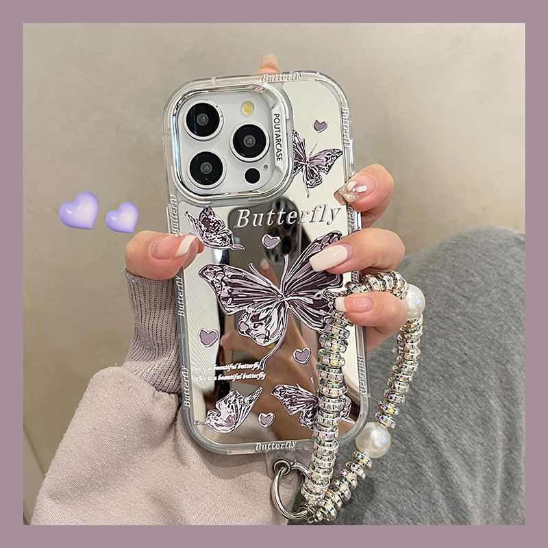 Butterfly Mirrored Phone Case