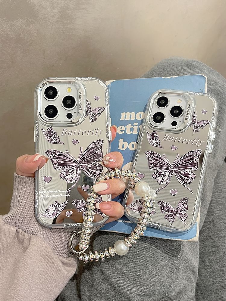 Butterfly Mirrored Phone Case